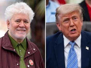 Pedro Almodóvar y Donald Trump.