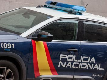 Coche patrulla de Policía Nacional