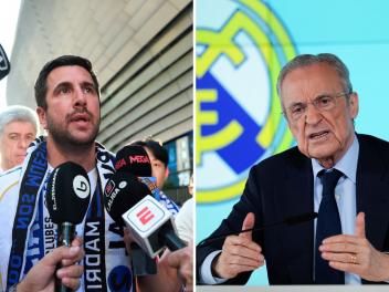 Enrique Riquelme y Florentino Pérez