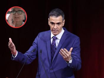 Fotomontaje de Pedro Sánchez y Alfonso Saborido.