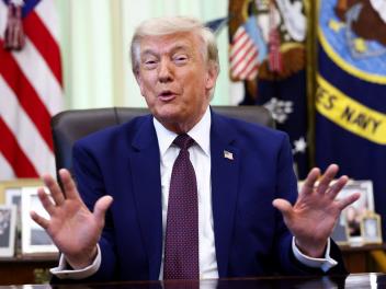 El presidente Donald Trump, en el Despacho Oval.