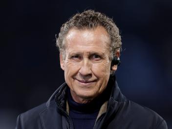 Jorge Valdano, durante un partido de fútbol.