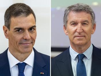 Pedro Sánchez y Alberto Núñez Feijóo