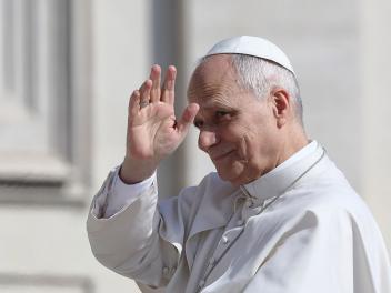 Pope Leo XIV greets the believers during the general audience in St. Peter's Square. Vatican City (Vatican), March 25th, 2026 (Photo by Grzegorz Galazka/Archivio Grzegorz Galazka/Mondadori Portfolio via Getty Images)