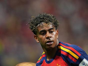Lamine Yamal contra Cabo Verde.