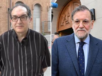 Fotomontaje de José Villaroya y Mariano Rajoy.