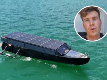 Navega desde Finlandia hasta Ibiza con un barco solar construido por él mismo