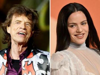 Mick Jagger y Rosalía, en una imagen de archivo.