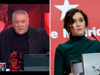Antonio García Ferreras e Isabel Díaz Ayuso, en una imagen de archivo.