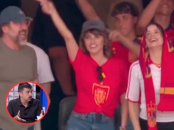Montaje con Ramón Espinar y Javier Bardem, Penélope Cruz y Rosalía.