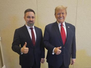 Santiago Abascal y Donald Trump