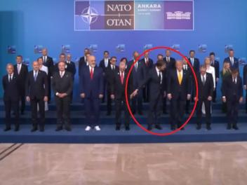 El comentado gesto de Rutte a Trump.