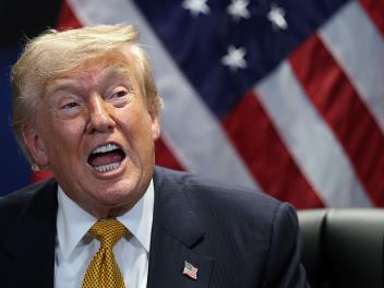 Donald Trump, durante una intervención en paralelo a la cumbre de la OTAN en Ankara