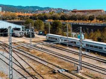 Uno de los talleres de mantenimiento de Renfe, en una imagen de recurso
