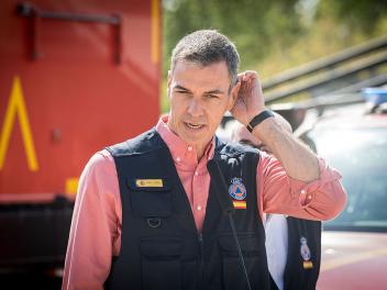 Pedro Sánchez en Navalcarnero.