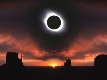 Una imagen de un eclipse.
