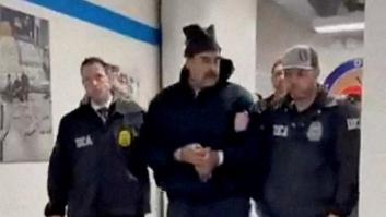 Así ha llegado Nicolás Maduro al Centro de Detención Metropolitana (Nueva York) escoltado por la DEA