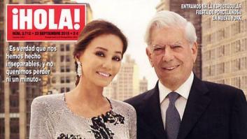 La portada de '¡Hola!' de Isabel Preysler y Mario Vargas Llosa que confirma su romance