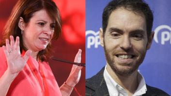 Adriana Lastra retrata al último fichaje del PP recuperando la promesa que hizo hace un año