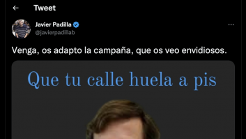 Un diputado de Más Madrid sube esta foto y Jorge Javier la comparte poniendo la guinda