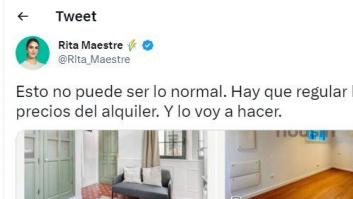 El anuncio de un "piso" que ha escandalizado a Rita Maestre