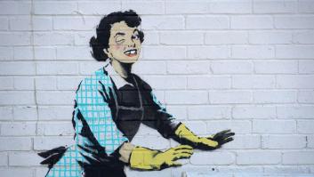 Banksy vuelve por San Valentín con un mural contra la violencia de género