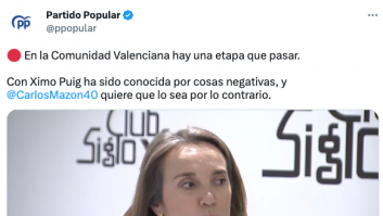 El PP se la deja botando a Baldoví con este tuit y él no desaprovecha la oportunidad