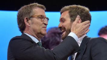 Feijóo y Casado comen juntos en el aniversario de la caída del expresidente del PP