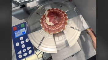 Esta máquina de cortar jamón provoca un intenso debate en TikTok