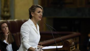 Yolanda Díaz, a Tamames: "Es confuso escucharle intervenir, con su procedencia, como candidato de Vox"