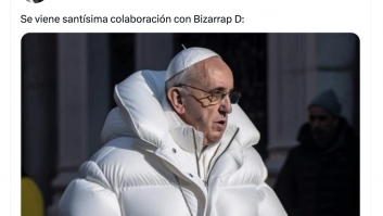 El abrigo del papa Francisco: Twitter se llena de memes con una foto falsa del pontífice