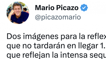 Las dos preocupantes imágenes con las que Mario Picazo alerta sobre lo que pasará en verano
