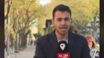 Lo que le ha pasado a un reportero de 'Cuatro al día' en pleno directo es de traca