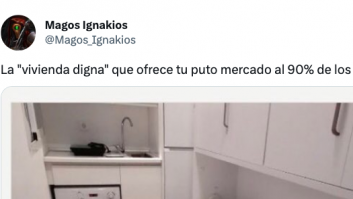 Muestra el anuncio de este ¿piso? y la indignación recorre Twitter: "Ansiedad solo de verlo"