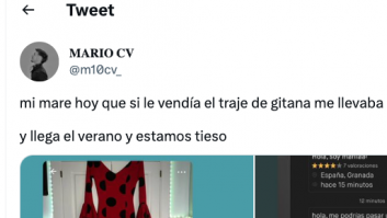 Vende el traje de gitana de su madre, le piden una foto con él puesto y hace esta MARAVILLA