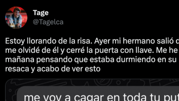 Cierra la puerta de casa con llave, su hermano llega de fiesta y lo que ocurre después es para enmarcar