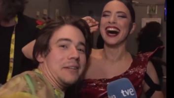 El representante de Eslovenia se cuela tras las primeras palabras de Blanca Paloma y dice un comentario inesperado