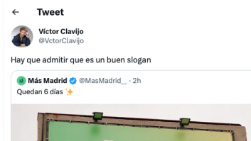 Alboroto en Twitter por este cartel de Más Madrid