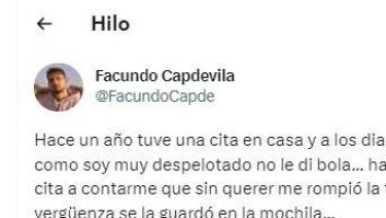 Le desapareció una taza de casa hace un año en una cita y acaba de enterarse de lo que ocurrió