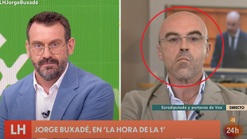 Preguntan a Buxadé (Vox) por el partido de Macarena Olona y su cara dice más que sus palabras