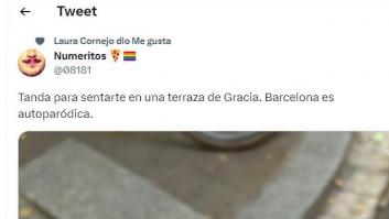 Lo que ha tenido que 'hacer' para sentarse en una terraza de Gracia es una auténtica locura