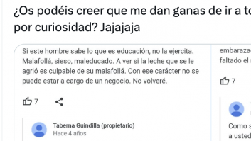 Las respuestas del dueño de este restaurante a quienes le critican son BRUTALES