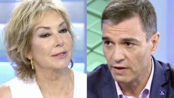 Pedro Sánchez y Ana Rosa Quintana no tardan ni cinco minutos en enzarzarse: "Déjeme hablar también"