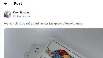 Enseña unas antiguas cartas de mesa y se acuerda así de este desaparecido banco: un clásico