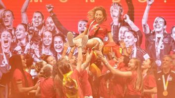 España celebra el Mundial de fútbol: ¡Bienvenidas, campeonas!