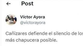 Twitter estalla contra Cañizares tras defender por qué los futbolistas masculinos guardan silencio