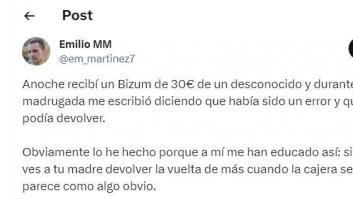 La sonada respuesta de Toñi Moreno en Twitter a lo que hizo este usuario con Bizum: un clásico