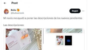 Ayuda a su pareja a poner las descripciones de unos pendientes en su página web: oro puro