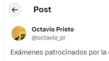 El irónico comentario de un profesor al ver la letra del examen de un alumno: para (no) verla