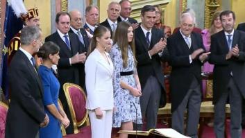 La presentadora de TVE representa a muchos con el comentario que se le ha escapado en la jura de Leonor